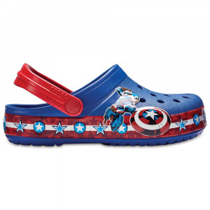 Kids' Crocband Fun Lab Captain America Clog
